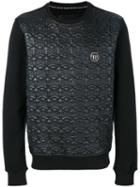 Philipp Plein - Quilted Skull Sweatshirt - Men - Cotton/polyester/polyurethane - S, Black, Cotton/polyester/polyurethane