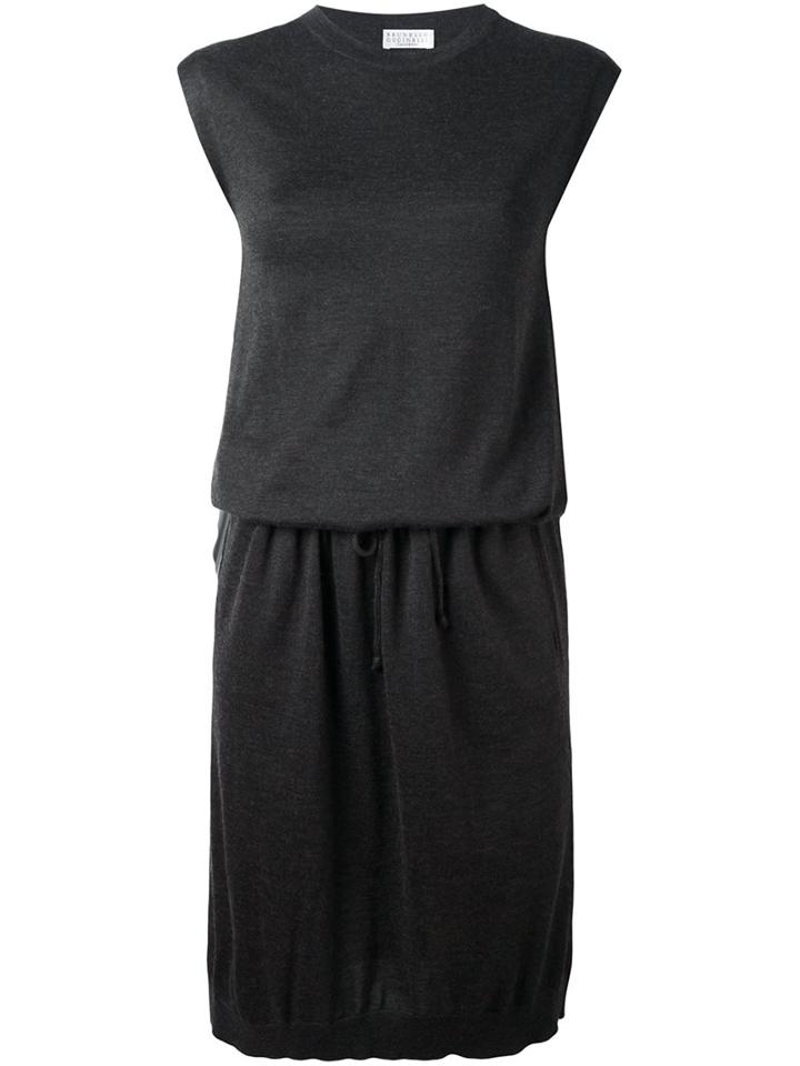 Brunello Cucinelli Drawstring Waist Dress