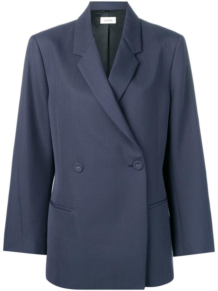 Toteme Loreo Oversized Blazer - Blue