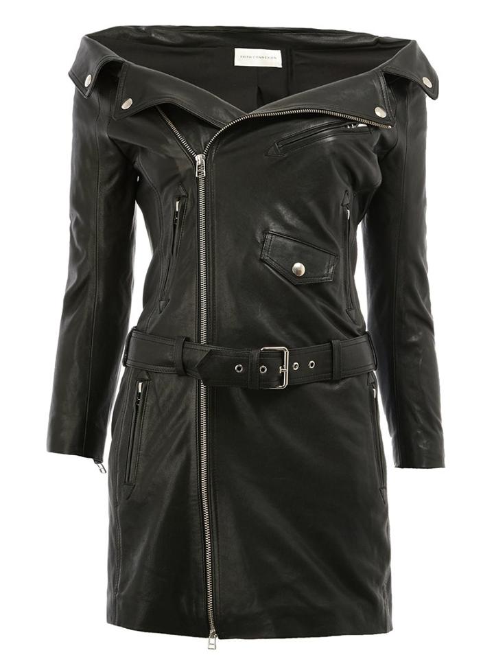 Faith Connexion Biker Jacket Style Dress