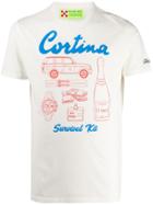 Mc2 Saint Barth Printed Crew Neck T-shirt - Neutrals