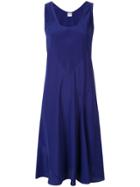 Aspesi Midi Flared Dress - Blue