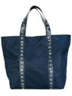 Red Valentino Embossed Leather Strap Tote Bag, Women's, Blue