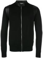 Dsquared2 Zipped Knitted Sweatshirt - Black