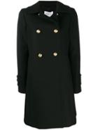 Be Blumarine Double Breasted Coat - Black
