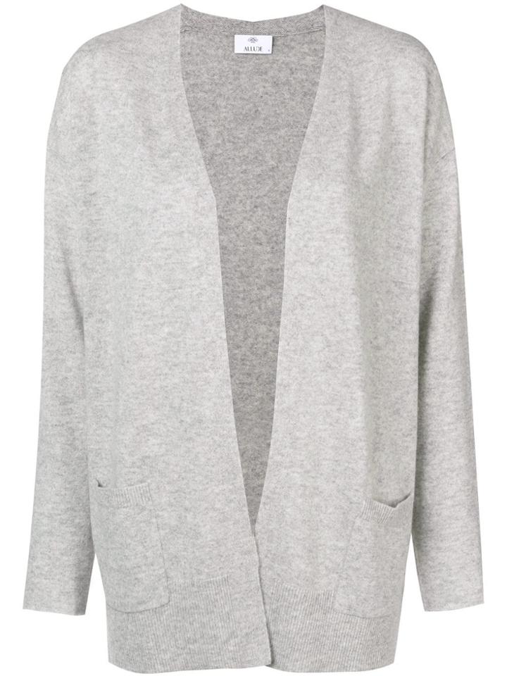Allude Knitted Cardigan - Grey