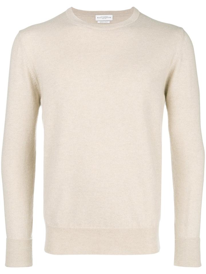 Ballantyne Crew Neck Jumper - Nude & Neutrals