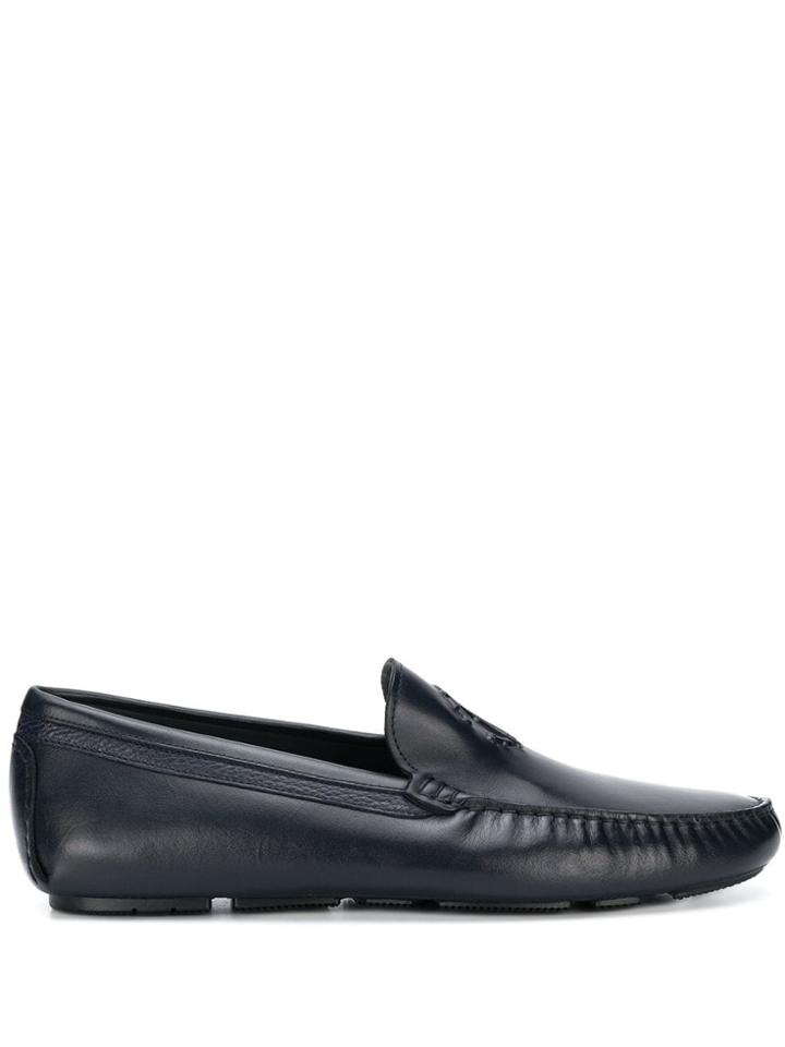 Roberto Cavalli Classic Logo Loafers - Blue