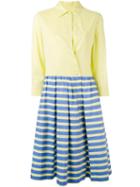 Sara Roka - Shirt Dress - Women - Cotton - 40, Women's, Green, Cotton