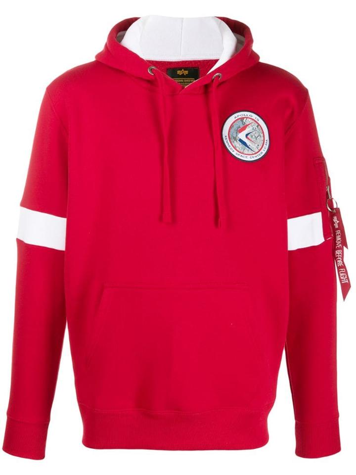 Alpha Industries Apollo 15 Hoodie - Red