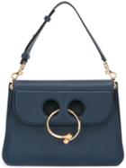 J.w.anderson Medium Pierce Shoulder Bag, Women's, Blue, Calf Leather