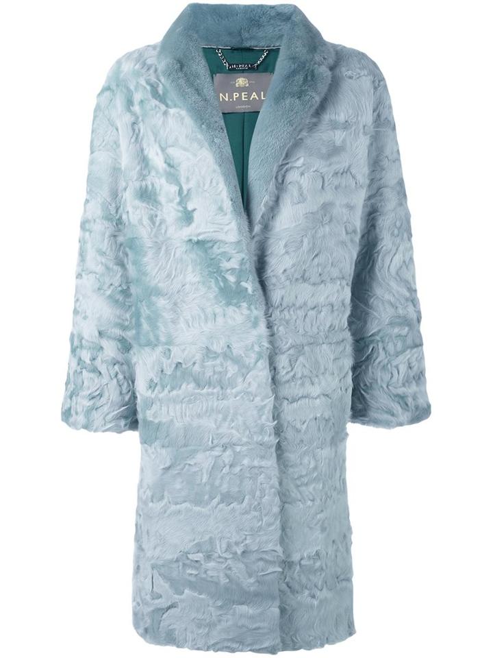 N.peal Fur Midi Coat