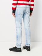 Balmain Slim-fit Biker Jeans - Blue