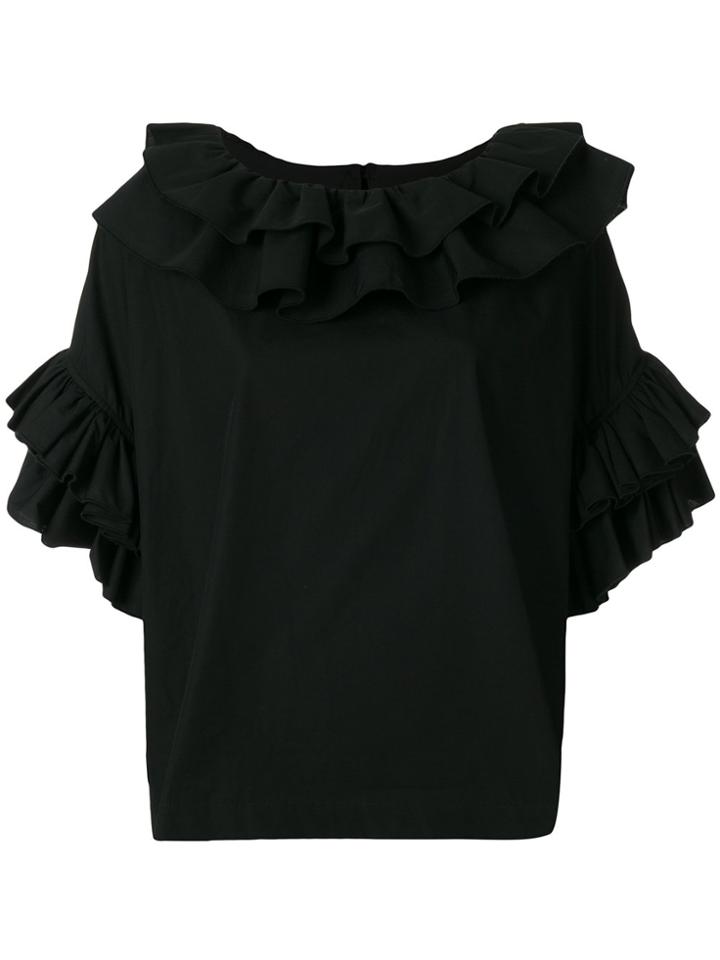 Milla Milla Ruffled Blouse - Black
