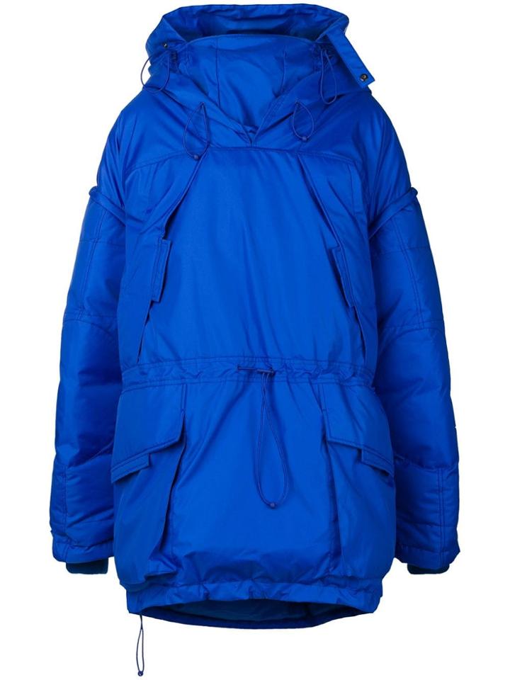 Maison Margiela Oversized Padded Coat - Blue