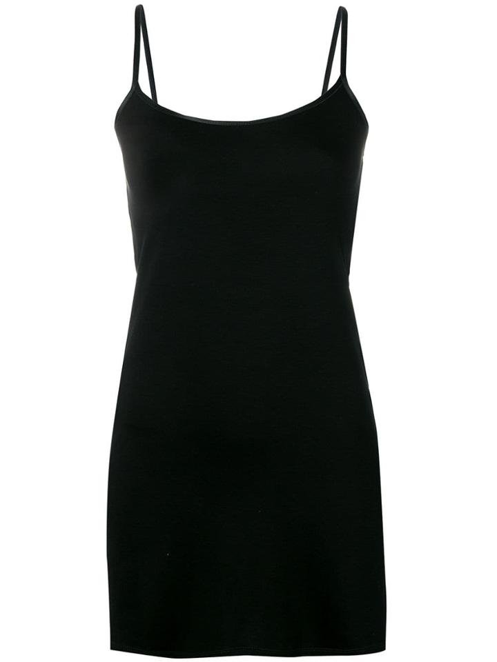 Paco Rabanne Fitted Slip Dress - Black