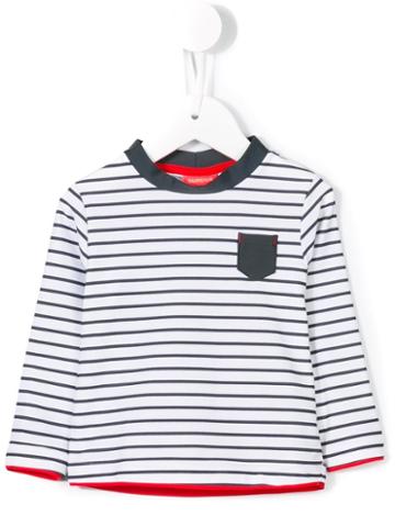 Sunuva Striped Long Sleeved T-shirt, Boy's, Size: 18-24 Mth, White
