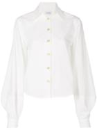 Lemaire Balloon Sleeves Buttoned Shirt - White