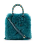 Anya Hindmarch Amused Face Tote - Blue