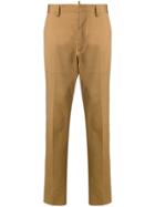 Dsquared2 Mid Rise Chino Trousers - Brown