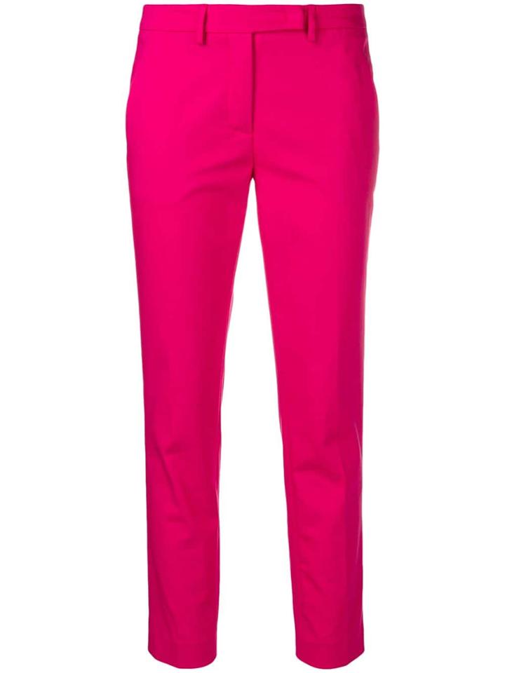 Blanca Cropped Tailored Trousers - Pink