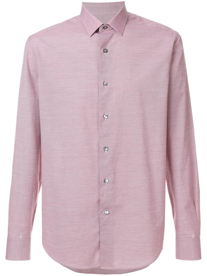 Lanvin Curved Hem Shirt - Red