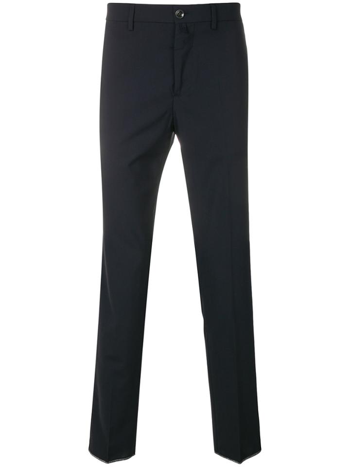 Lardini Classic Tailored Trousers - Blue