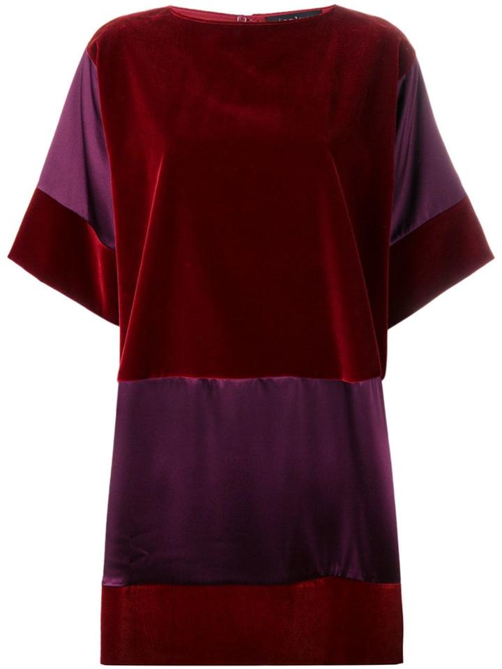 Gianluca Capannolo Contrast Panel Dress - Red