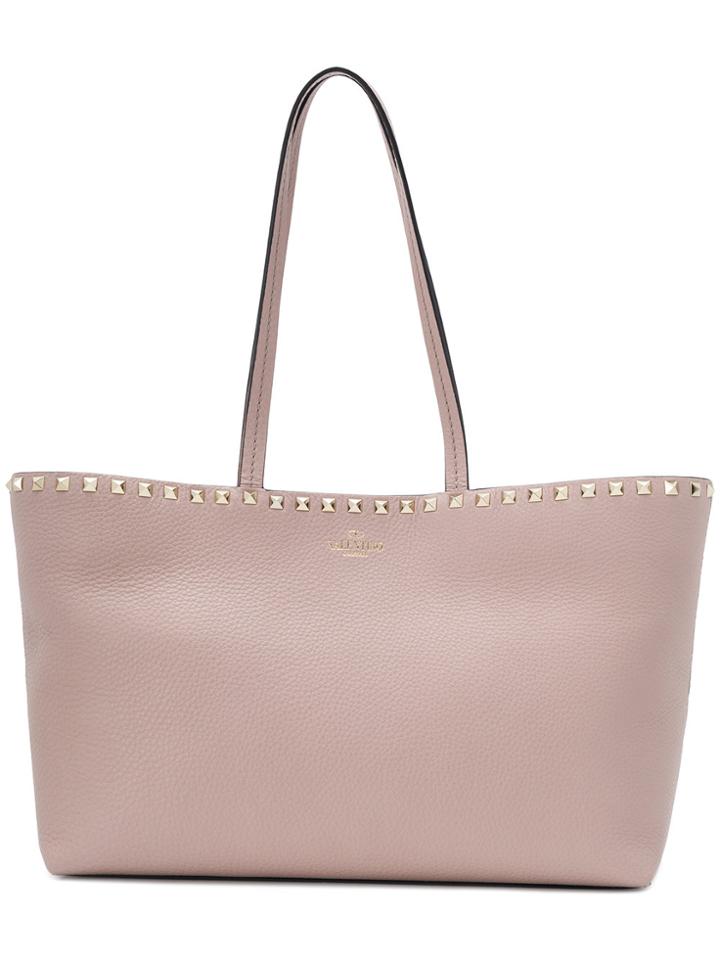 Valentino Valentino Garavani Rockstud Tote Bag - Pink & Purple