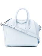 Givenchy - Small 'antigona' Tote - Women - Calf Leather - One Size, Blue, Calf Leather