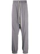 Rick Owens Dropped Crotch Sweat Pants - Blue