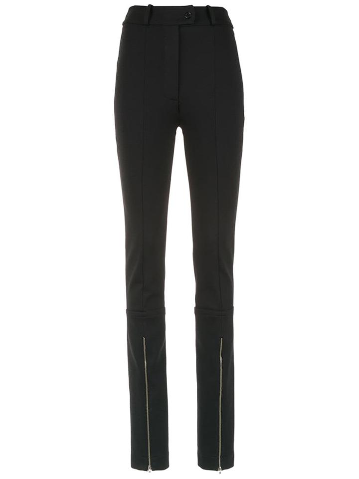 Gloria Coelho Panelled Skinny Trousers - Black