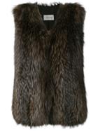 Yves Salomon V-neck Buttoned Vest