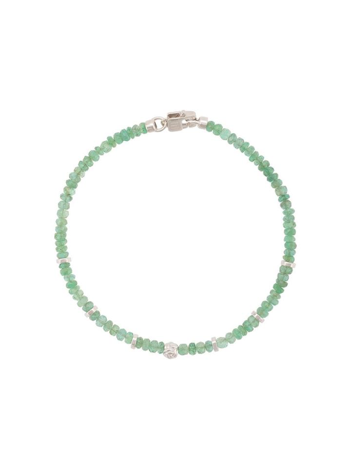 Tateossian Beaded Bracelet - Green