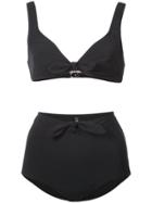 Morgan Lane High Waisted Maya Bikini Set - Black