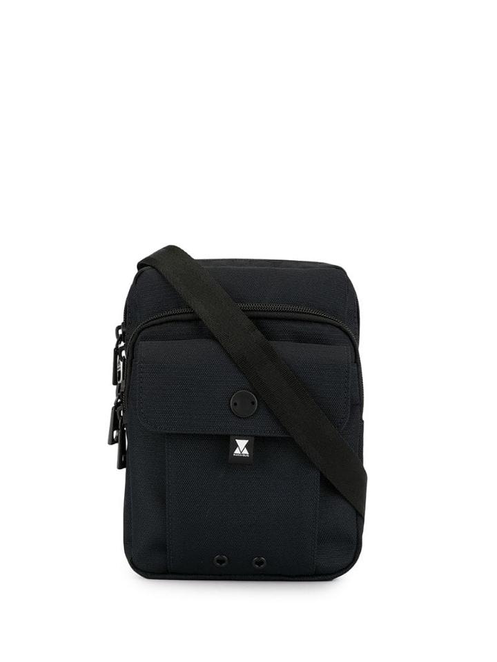 Makavelic Chase Overlaid Pouch Shoulder Bag - Black