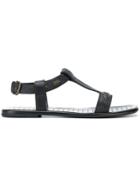 Tomas Maier Palm Stud Sandal - Black