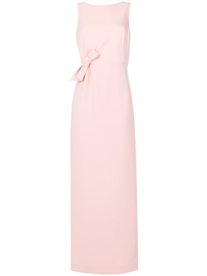 P.a.r.o.s.h. Bow Sleeveless Gown - Pink & Purple
