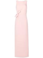 P.a.r.o.s.h. Bow Sleeveless Gown - Pink & Purple