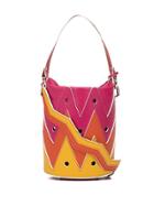 Sara Battaglia Rose Hole Bucket Bag - Pink