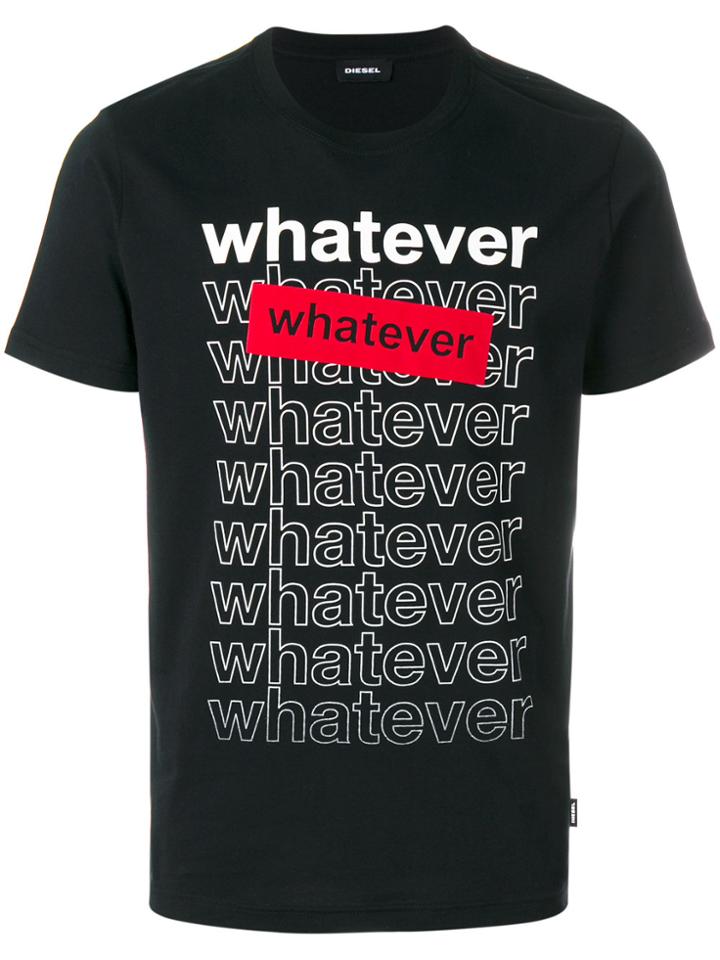 Diesel Whatever T-shirt - Black