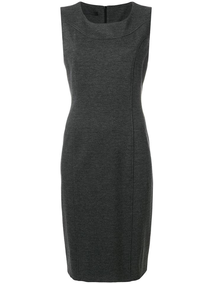 Les Copains Piped Seam Dress - Grey
