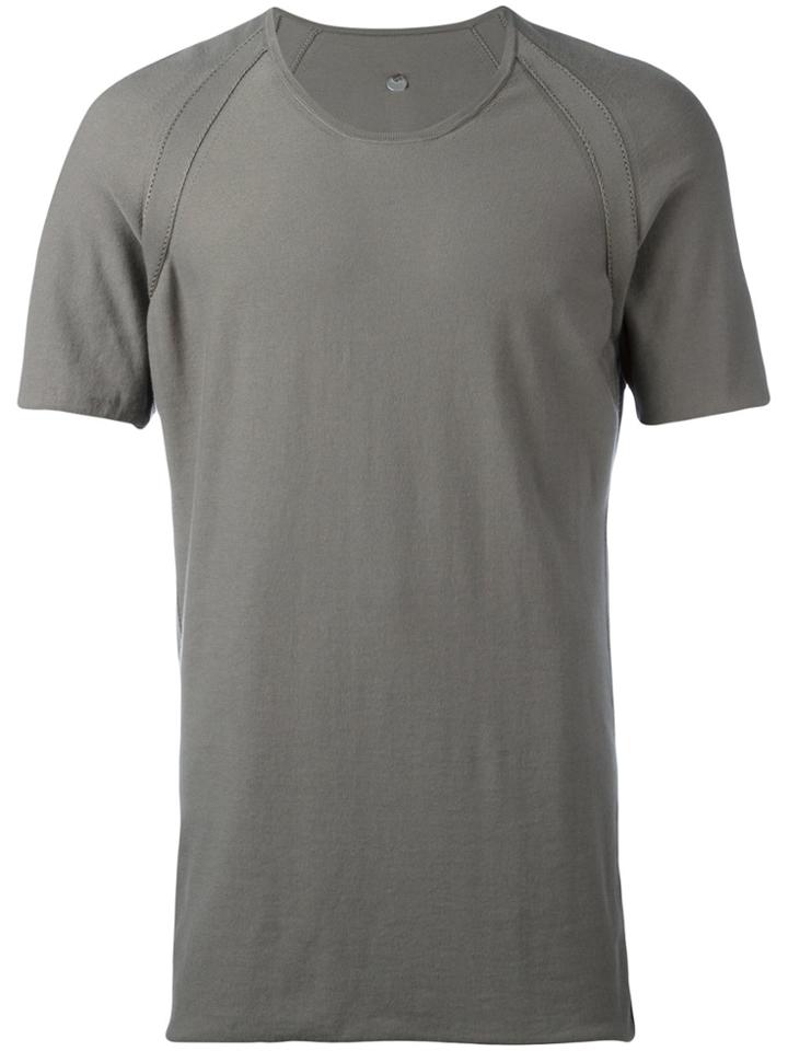 Label Under Construction Plain T-shirt - Grey