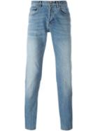 Eleventy Straight Leg Jeans, Men's, Size: 31, Blue, Cotton/elastodiene