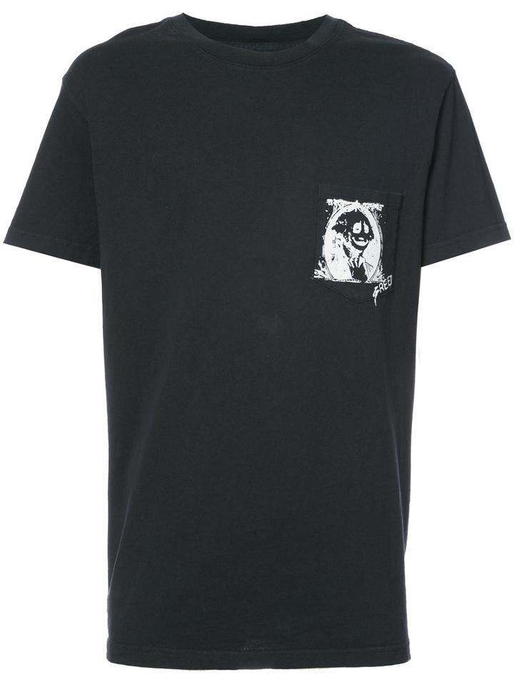 Rta - Patch Printed T-shirt - Men - Cotton - Xl, Black, Cotton