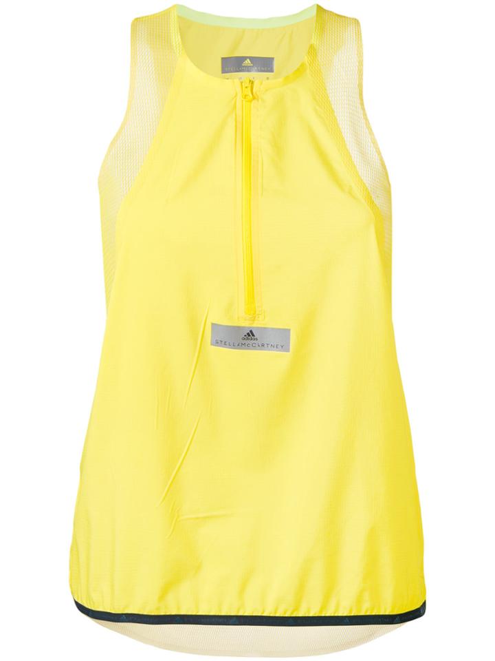 Adidas By Stella Mccartney Adizero Running Tank Top - Yellow & Orange