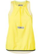 Adidas By Stella Mccartney Adizero Running Tank Top - Yellow & Orange