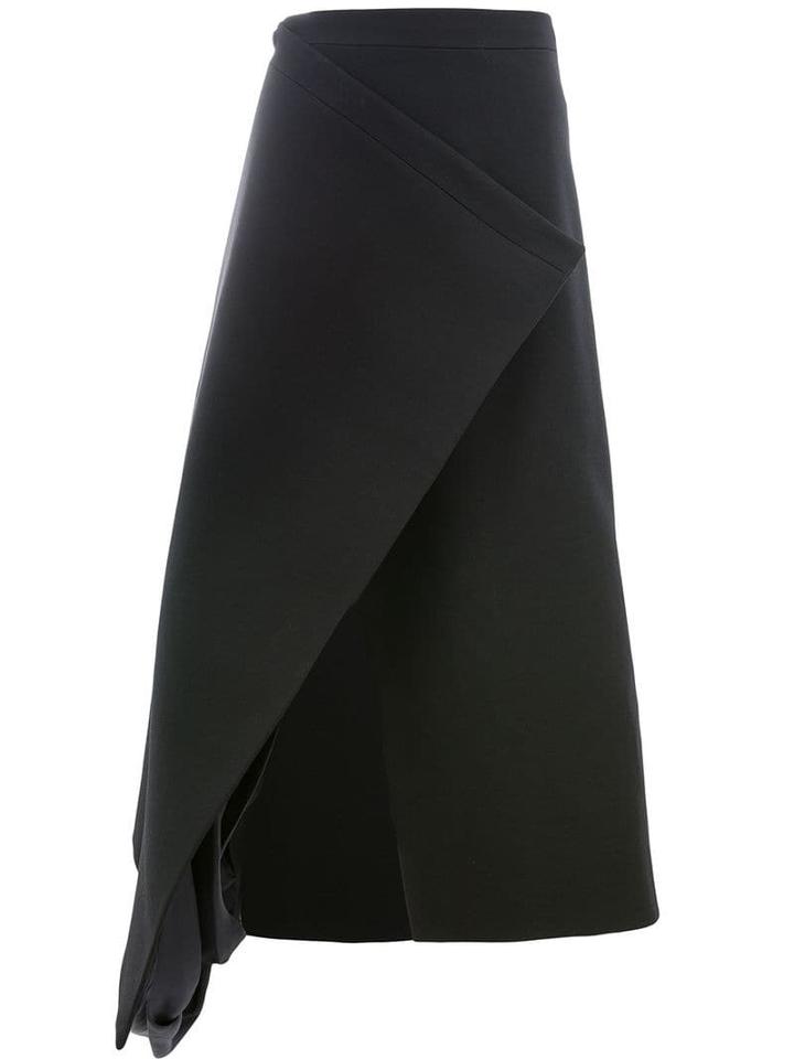 Y/project Front Slit Skirt - Black