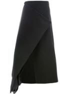 Y/project Front Slit Skirt - Black