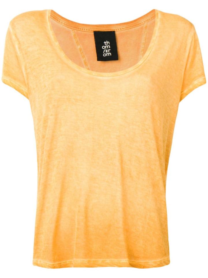 Thom Krom Relaxed-fit T-shirt - Yellow